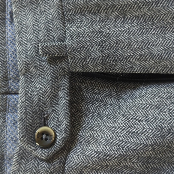 PT01 Gray Wool Dress Pants - Picture 2 of 4